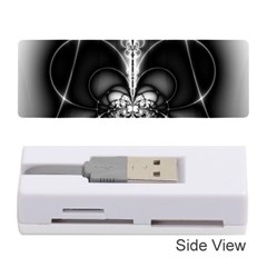 Abstract Black And White Art Memory Card Reader (stick) by SpinnyChairDesigns