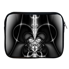 Abstract Black And White Art Apple Ipad 2/3/4 Zipper Cases by SpinnyChairDesigns