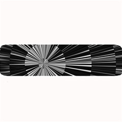 Abstract Black And White Stripes Large Bar Mats by SpinnyChairDesigns