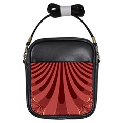 Vermilion Stripes Girls Sling Bag