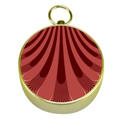 Vermilion Stripes Gold Compasses