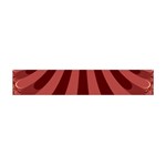 Vermilion Stripes Flano Scarf (Mini) Front