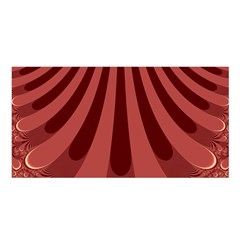 Vermilion Stripes Satin Shawl