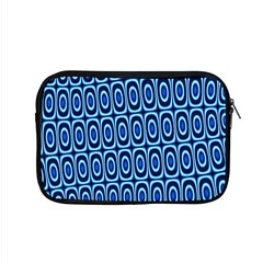 Abstract Blue Circles Mosaic Apple Macbook Pro 15  Zipper Case by SpinnyChairDesigns