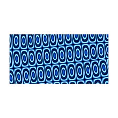 Abstract Blue Circles Mosaic Yoga Headband by SpinnyChairDesigns