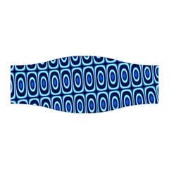 Abstract Blue Circles Mosaic Stretchable Headband by SpinnyChairDesigns