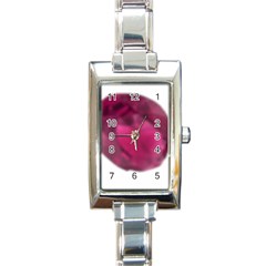 Fun Fuschia Rectangle Italian Charm Watch by Janetaudreywilson