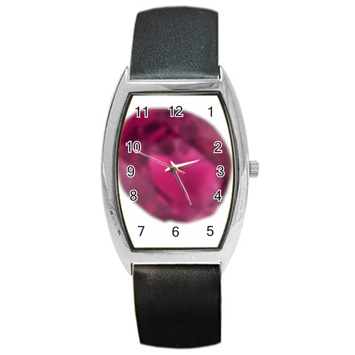 Fun Fuschia Barrel Style Metal Watch