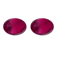 Fun Fuschia Cufflinks (oval) by Janetaudreywilson