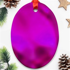 Fun Fuschia Ornament (oval) by Janetaudreywilson