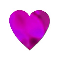 Fun Fuschia Heart Magnet by Janetaudreywilson