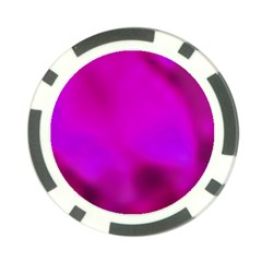 Fun Fuschia Poker Chip Card Guard by Janetaudreywilson