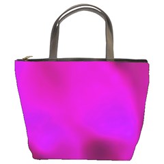 Fun Fuschia Bucket Bag by Janetaudreywilson