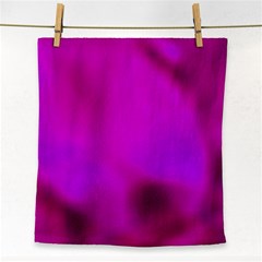 Fun Fuschia Face Towel by Janetaudreywilson