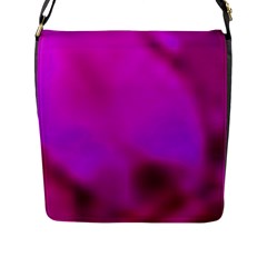 Fun Fuschia Flap Closure Messenger Bag (l) by Janetaudreywilson