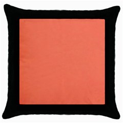 Appreciating Apricot Throw Pillow Case (black) by Janetaudreywilson