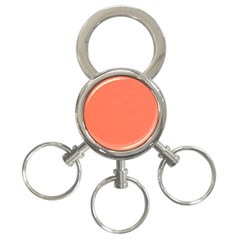 Appreciating Apricot 3-ring Key Chain by Janetaudreywilson