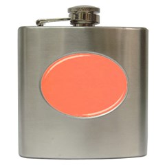 Appreciating Apricot Hip Flask (6 Oz) by Janetaudreywilson