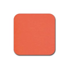 Appreciating Apricot Rubber Coaster (square)  by Janetaudreywilson