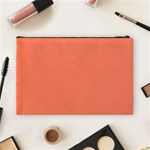 Appreciating Apricot Cosmetic Bag (Large) Back