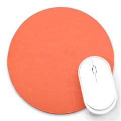 Appreciating Apricot Round Mousepads by Janetaudreywilson