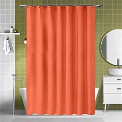 Appreciating Apricot Shower Curtain 48  X 72  (small)  by Janetaudreywilson