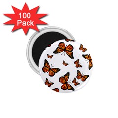 Monarch Butterflies 1 75  Magnets (100 Pack)  by SpinnyChairDesigns