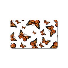 Monarch Butterflies Magnet (name Card) by SpinnyChairDesigns