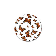 Monarch Butterflies Golf Ball Marker by SpinnyChairDesigns