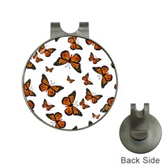 Monarch Butterflies Hat Clips With Golf Markers by SpinnyChairDesigns