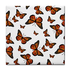 Monarch Butterflies Face Towel by SpinnyChairDesigns