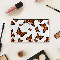 Monarch Butterflies Cosmetic Bag (small) by SpinnyChairDesigns