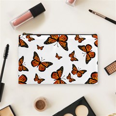 Monarch Butterflies Cosmetic Bag (medium) by SpinnyChairDesigns