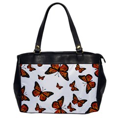 Monarch Butterflies Oversize Office Handbag by SpinnyChairDesigns