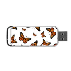 Monarch Butterflies Portable Usb Flash (one Side) by SpinnyChairDesigns