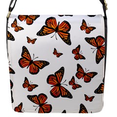 Monarch Butterflies Flap Closure Messenger Bag (s) by SpinnyChairDesigns