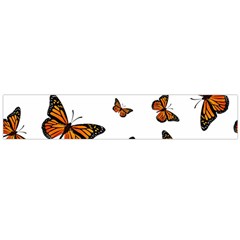 Monarch Butterflies Large Flano Scarf  by SpinnyChairDesigns