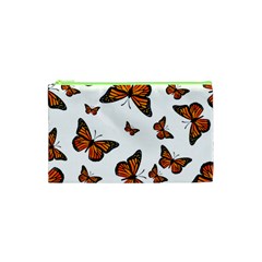 Monarch Butterflies Cosmetic Bag (xs) by SpinnyChairDesigns