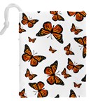 Monarch Butterflies Drawstring Pouch (5XL) Back