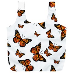 Monarch Butterflies Full Print Recycle Bag (xxxl) by SpinnyChairDesigns