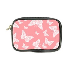 Pink And White Butterflies Coin Purse by SpinnyChairDesigns