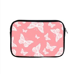 Pink And White Butterflies Apple Macbook Pro 15  Zipper Case by SpinnyChairDesigns