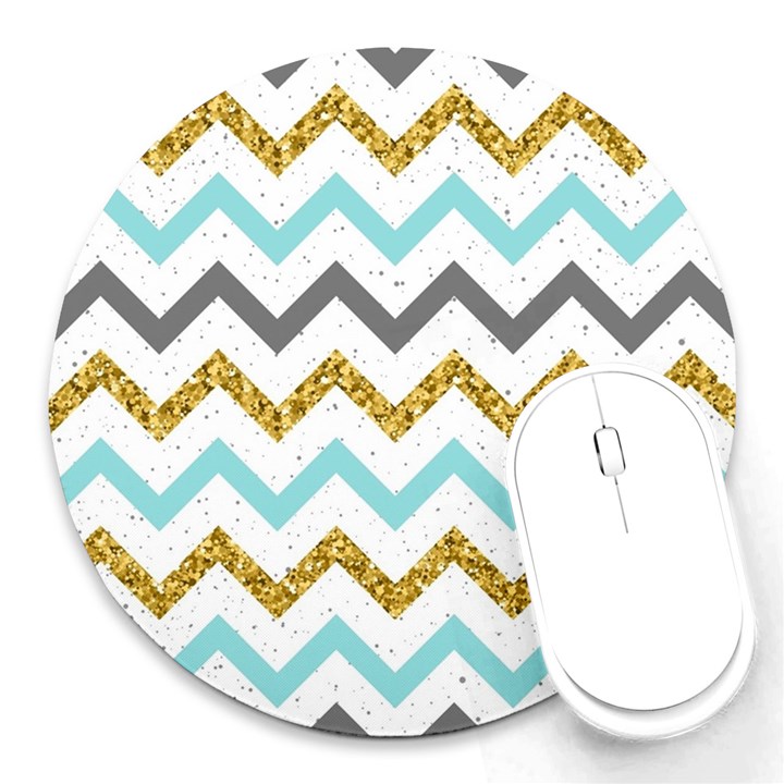 Chevron  Round Mousepads