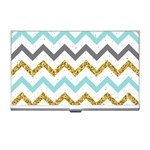 Chevron  Business Card Holder Front