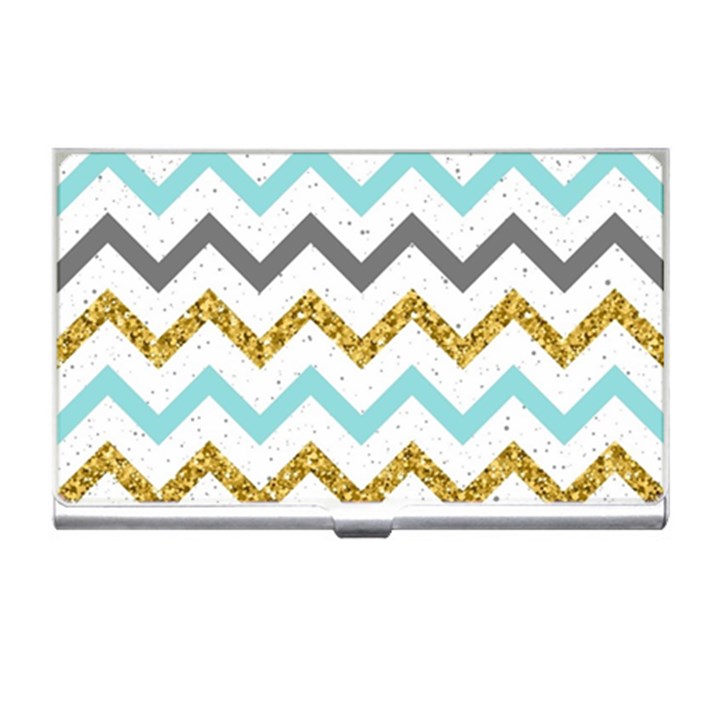 Chevron  Business Card Holder