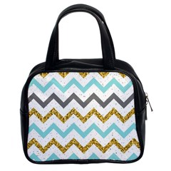 Chevron  Classic Handbag (two Sides)