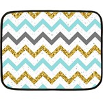 Chevron  Double Sided Fleece Blanket (Mini)  35 x27  Blanket Front