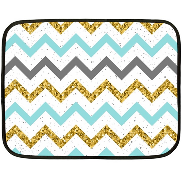 Chevron  Double Sided Fleece Blanket (Mini) 