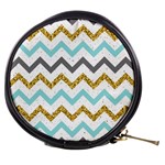 Chevron  Mini Makeup Bag Front