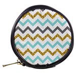 Chevron  Mini Makeup Bag Back